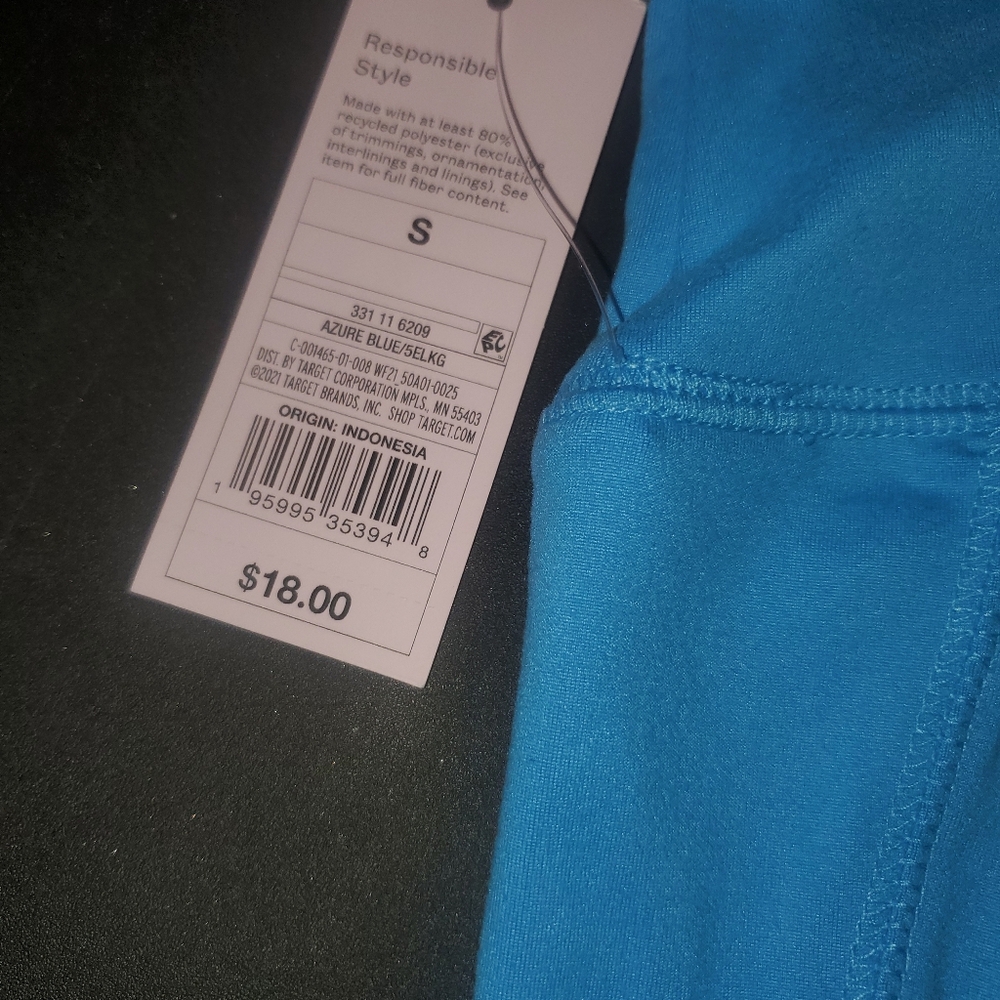 Womens Size Small Wild Fable Blue Leggings - Picture 2 of 4